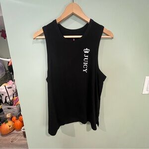 6/$25 Juicy Couture Black Tank Top